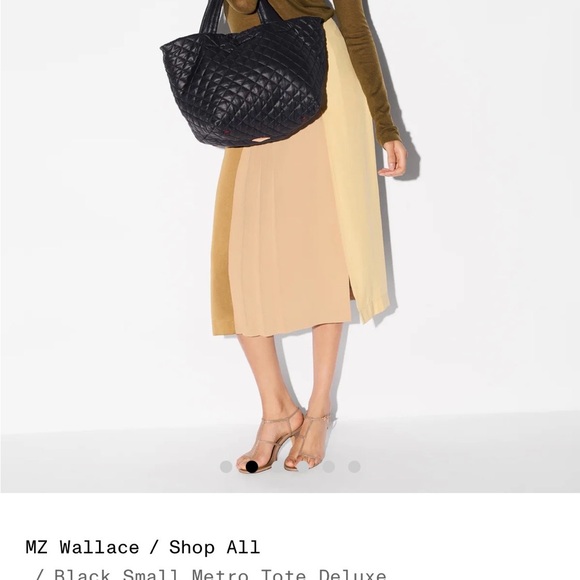 MZ Wallace Black Small Metro Tote Deluxe - Picture 14 of 16
